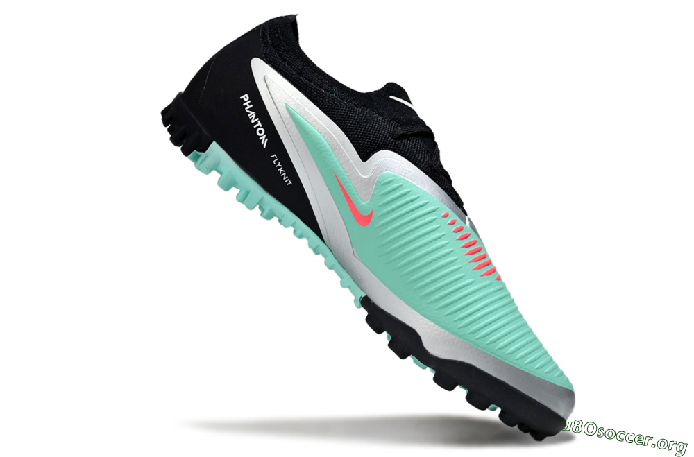 Nike Phantom 6 Low Elite TF Football Shoes - Teal/Black/Rose 4