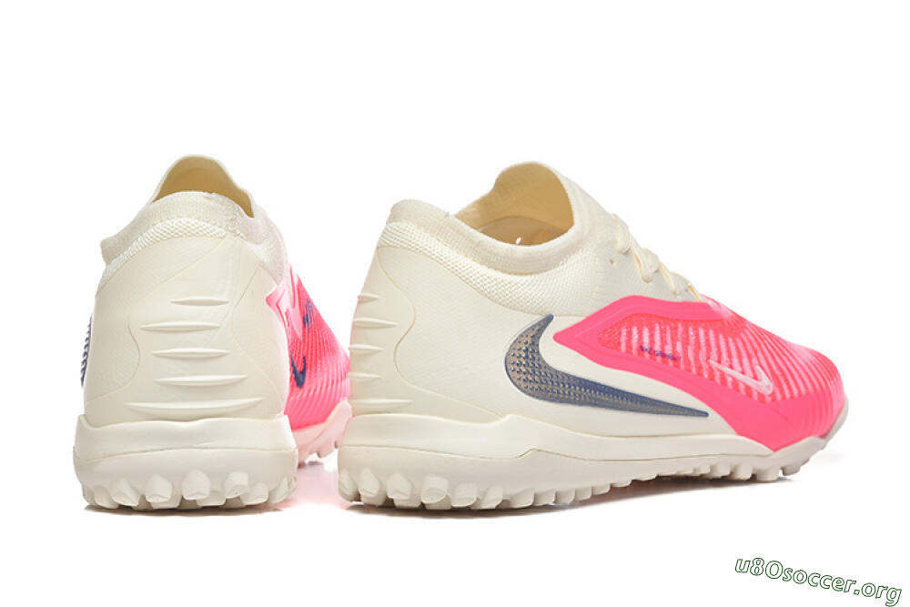 Nike Phantom 6 Low Elite TF Football Shoes - Pink/Soft Cream/Fierce Pink 9