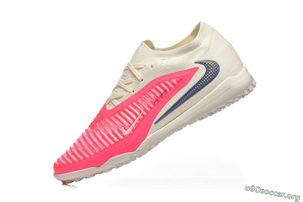 Nike Phantom 6 Low Elite TF Football Shoes - Pink/Soft Cream/Fierce Pink 8