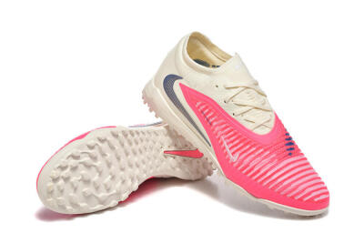 Nike Phantom 6 Low Elite TF Football Shoes - Pink/Soft Cream/Fierce Pink