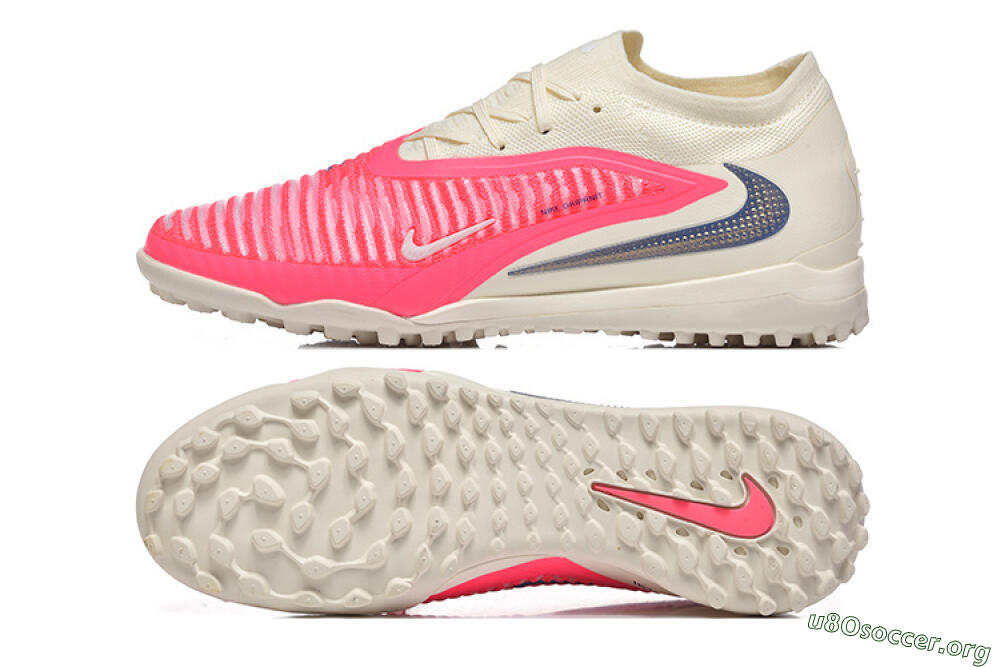Nike Phantom 6 Low Elite TF Football Shoes - Pink/Soft Cream/Fierce Pink 1