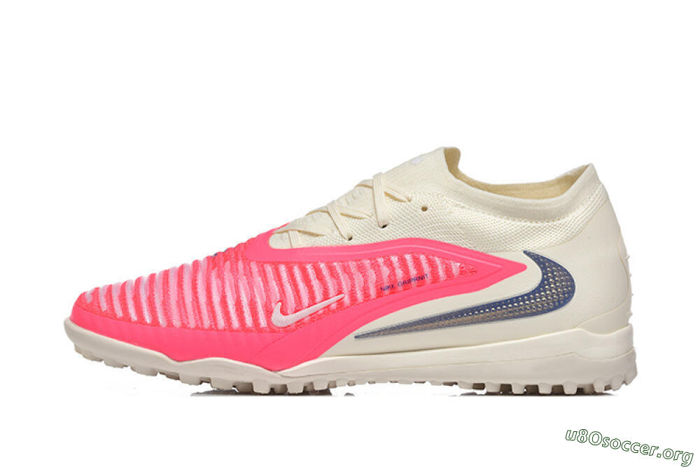 Nike Phantom 6 Low Elite TF Football Shoes - Pink/Soft Cream/Fierce Pink 3