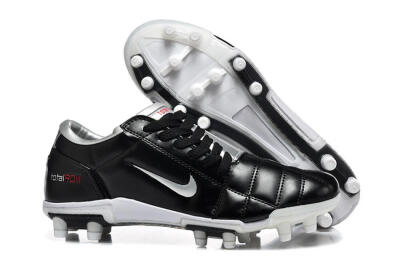 Nike Total 90 III FG Football Boots - Black/Silver/White