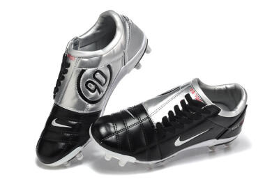 Nike Total 90 III FG Football Boots - Black/Silver/White