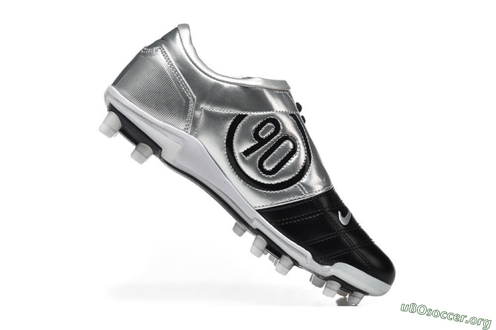 Nike Total 90 III FG Football Boots - Black/Silver/White 6