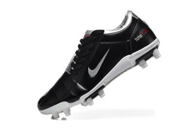 Nike Total 90 III FG Football Boots - Black/Silver/White