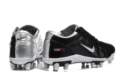 Nike Total 90 III FG Football Boots - Black/Silver/White