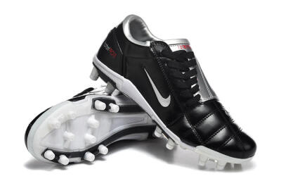 Nike Total 90 III FG Football Boots - Black/Silver/White