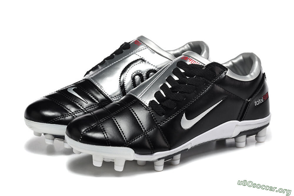 Nike Total 90 III FG Football Boots - Black/Silver/White 4