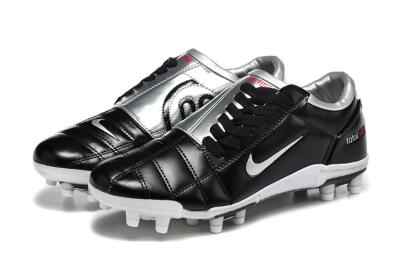 Nike Total 90 III FG Football Boots - Black/Silver/White