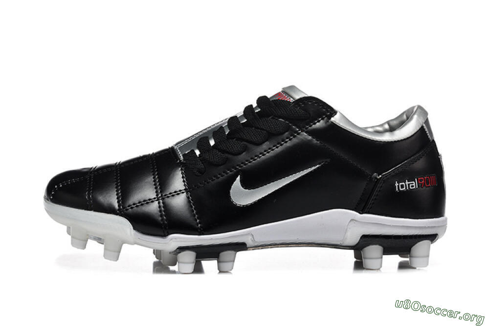 Nike Total 90 III FG Football Boots - Black/Silver/White 3