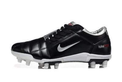 Nike Total 90 III FG Football Boots - Black/Silver/White