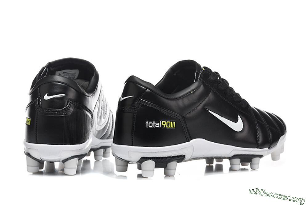 Nike Total 90 III FG Football Boots - Black/Electric Yellow/White 9