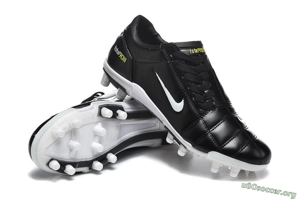Nike Total 90 III FG Football Boots - Black/Electric Yellow/White 4