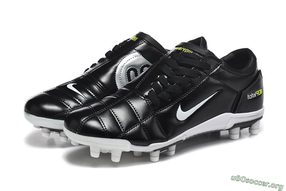 Nike Total 90 III FG Football Boots - Black/Electric Yellow/White 5