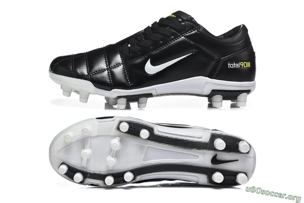 Nike Total 90 III FG Football Boots - Black/Electric Yellow/White 1