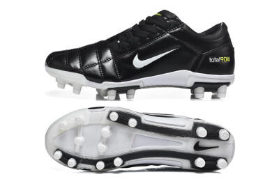 Nike Total 90 III FG Football Boots - Black/Electric Yellow/White