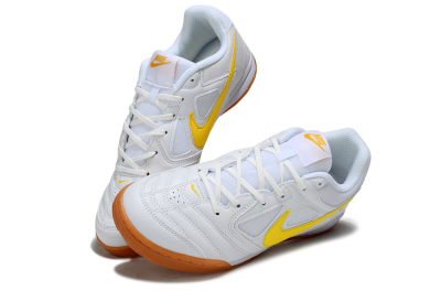 Supreme x Nike SB Gato IC Football Shoes - White/Solar Yellow/Copper Brown