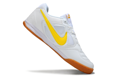 Supreme x Nike SB Gato IC Football Shoes - White/Solar Yellow/Copper Brown