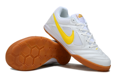 Supreme x Nike SB Gato IC Football Shoes - White/Solar Yellow/Copper Brown
