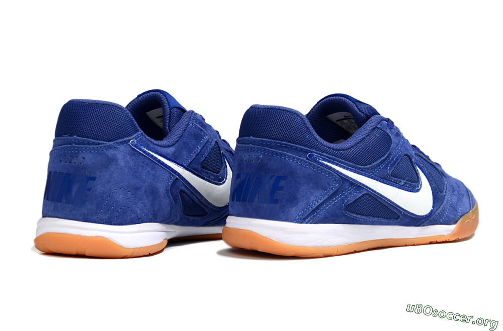 Supreme x Nike SB Gato IC Football Shoes - Blue/Royal Blue/Orange Peel 6