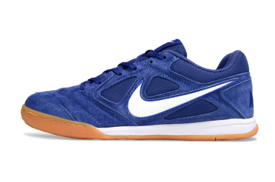 Supreme x Nike SB Gato IC Football Shoes - Blue/Royal Blue/Orange Peel