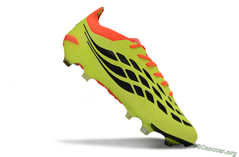Adidas Predator 26 Elite FG Football Boots - Yellow/Fluorescent Yellow/Neon Orange 4
