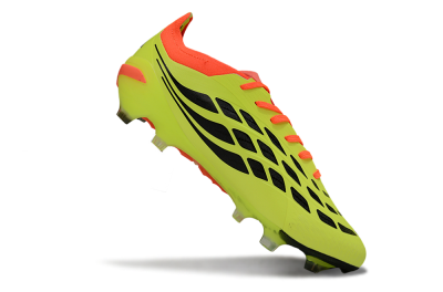 Adidas Predator 26 Elite FG Football Boots - Yellow/Fluorescent Yellow/Neon Orange
