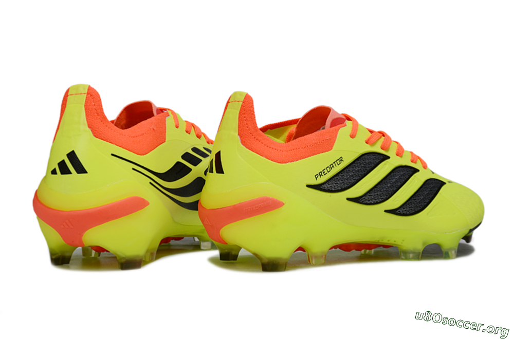 Adidas Predator 26 Elite FG Football Boots - Yellow/Fluorescent Yellow/Neon Orange 6