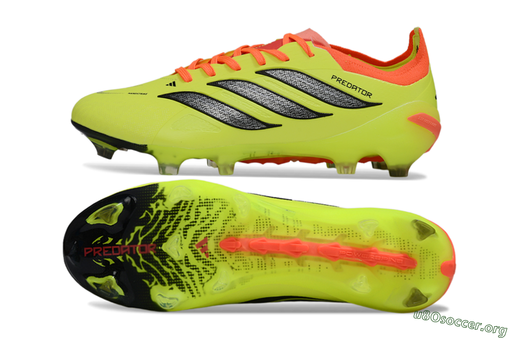 Adidas Predator 26 Elite FG Football Boots - Yellow/Fluorescent Yellow/Neon Orange 1