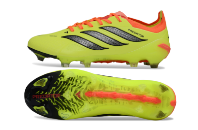 Adidas Predator 26 Elite FG Football Boots - Yellow/Fluorescent Yellow/Neon Orange