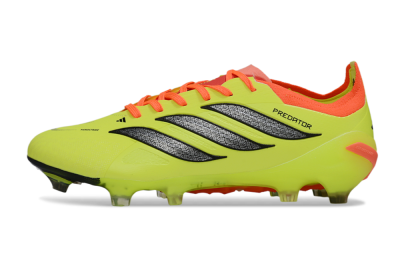 Adidas Predator 26 Elite FG Football Boots - Yellow/Fluorescent Yellow/Neon Orange