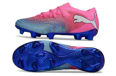 Puma Future 8 Ultimate FG Football Boots - Pink/Electric Blue/Teal