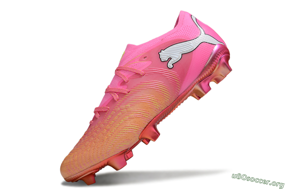 Puma Future 8 Ultimate FG Football Boots - Pink/Vivid Pink/Metallic Red 5