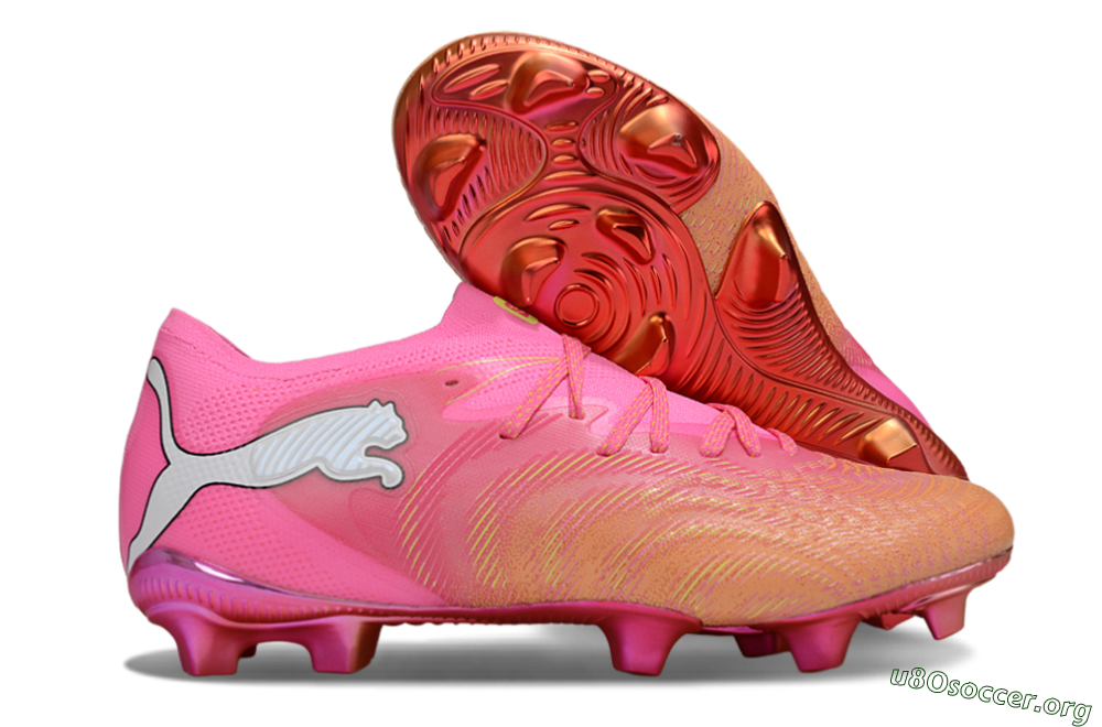 Puma Future 8 Ultimate FG Football Boots - Pink/Vivid Pink/Metallic Red 2