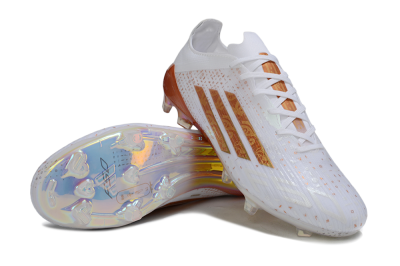 Adidas F50 Pro FG Football Boots - White/Pearl White/Flame Orange