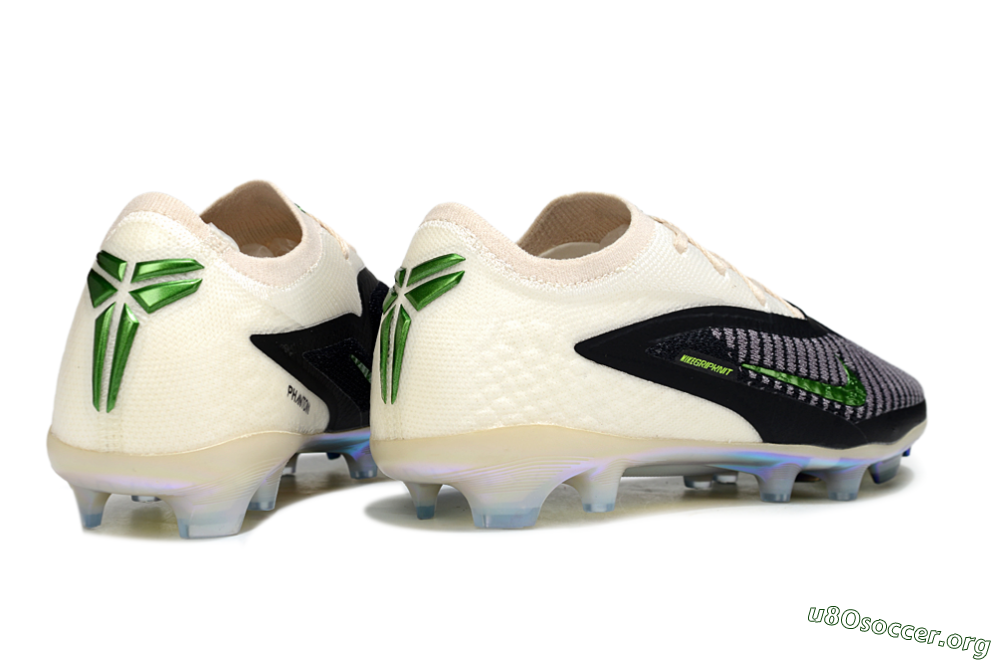 Nike Phantom 6 Low Elite FG Football Boots - Black/Electric Green/Champagne 6