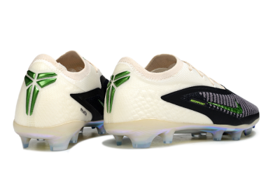 Nike Phantom 6 Low Elite FG Football Boots - Black/Electric Green/Champagne