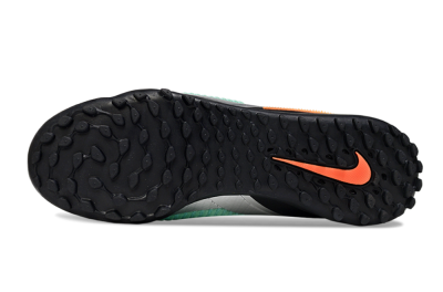 Nike Phantom 6 Low Elite TF Football Shoes - Green/Aqua Mist/Orange Blaze