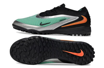 Nike Phantom 6 Low Elite TF Football Shoes - Green/Aqua Mist/Orange Blaze