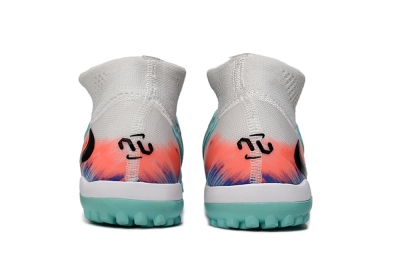 Nike Phantom 6 Elite High TF Football Shoes - Aqua/Bright Aqua/Coral Burst