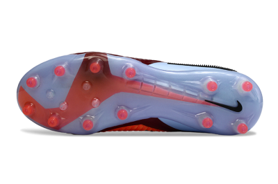 Nike Phantom 6 Elite High AG Football Boots - Orange/Crimson Burst/Light Blue