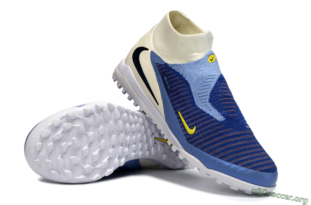 Nike Phantom 6 Elite High TF Football Shoes - Blue/Light Blue/Navy Blue 0