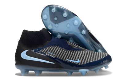 Nike Phantom 6 Elite High AG Football Boots - Navy/Midnight Blue/Icy Blue