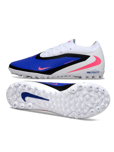 Nike Phantom 6 Low Elite TF Football Shoes - Blue/Electric Blue/Neon Pink
