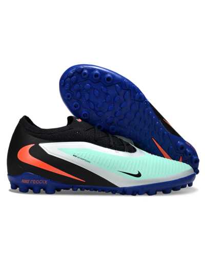 Nike Phantom 6 Low Elite TF Football Shoes - Aqua/Coral Blue/Slate Black