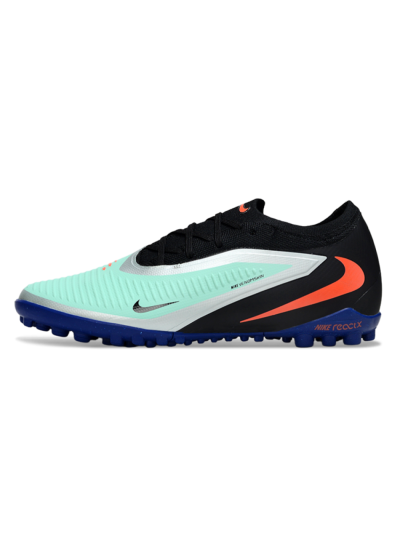 Nike Phantom 6 Low Elite TF Football Shoes - Aqua/Coral Blue/Slate Black