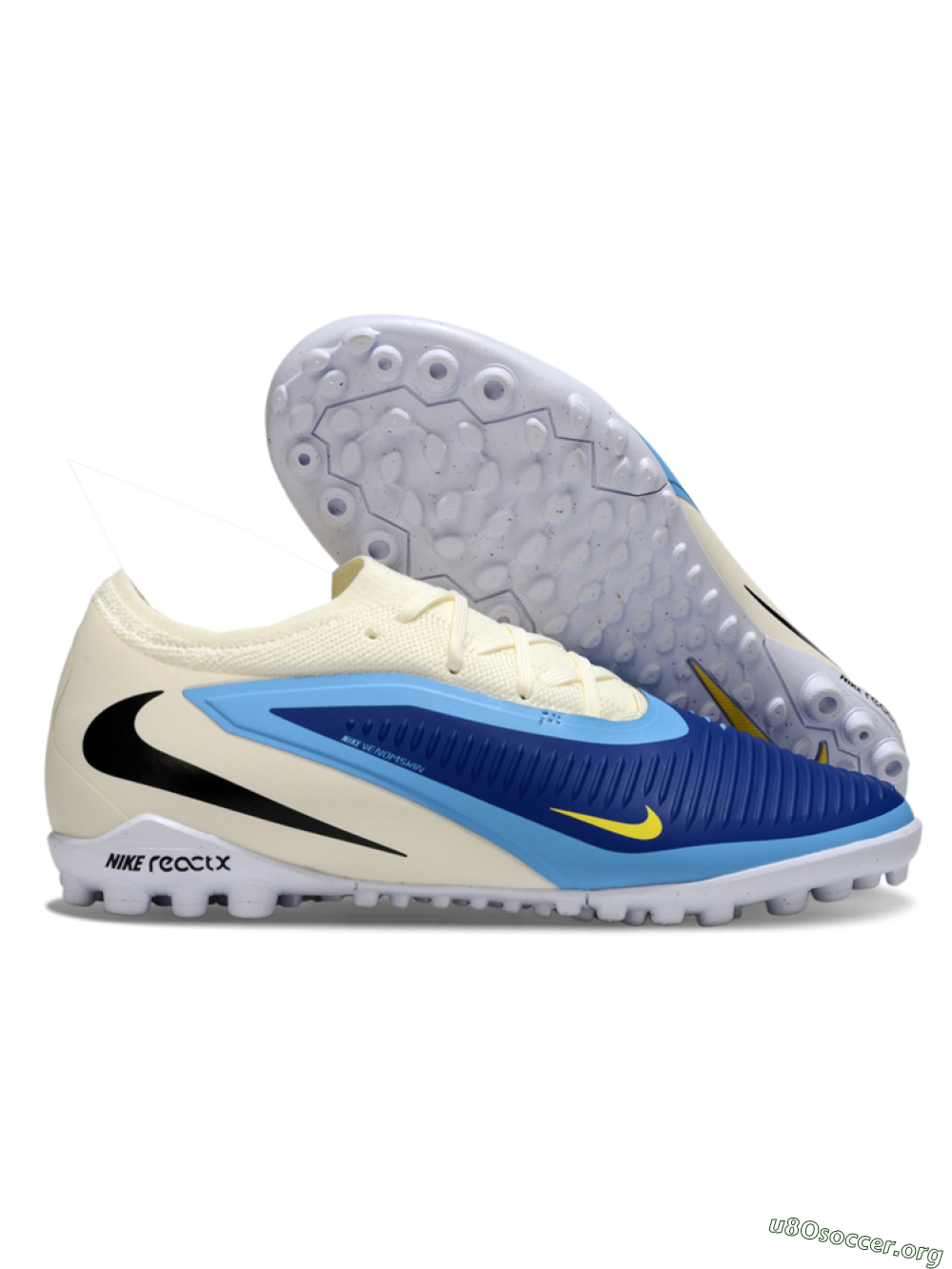 Nike Phantom 6 Low Elite TF Football Shoes - Blue/Sky Blue/Sandy Beige 2