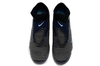 Nike Phantom 6 Elite TF Football Shoes - Black/Navy Blue/Sky Blue
