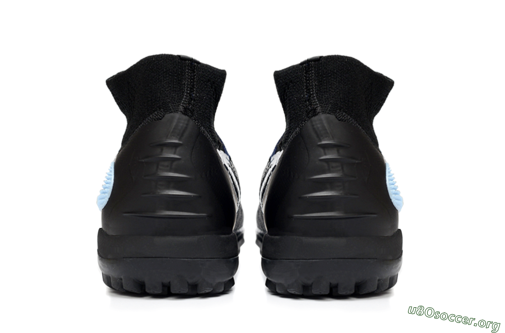 Nike Phantom 6 Elite TF Football Shoes - Black/Navy Blue/Sky Blue 5